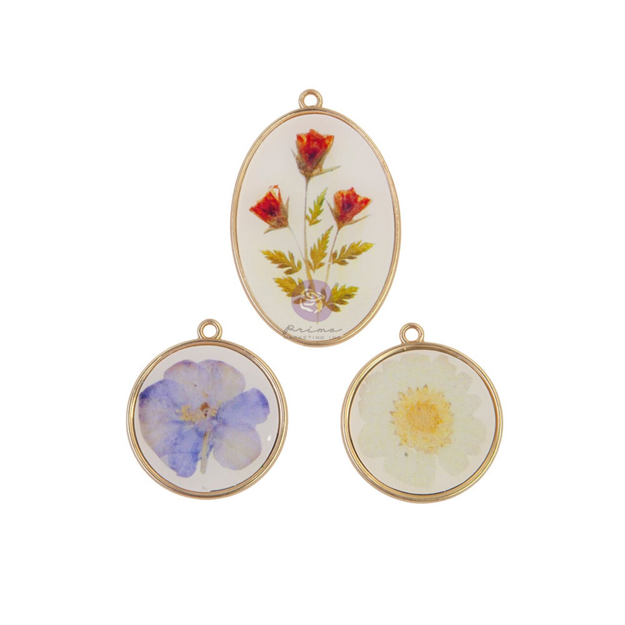 Prima Marketing Inc Nature Lover Collection Epoxy Charms - 3 Pcs 655350648091